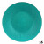 Plato Llano Vivalto Turquesa Vidrio 27,5 x 2 x 27,5 cm (6 Unidades)