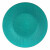Plato Llano Vivalto Turquesa Vidrio 27,5 x 2 x 27,5 cm (6 Unidades)