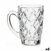 Taza Vivalto Z21303LXT-5/BHA6 Transparente Diamante 110 ml (6 Unidades)