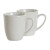 Juego de 4 Tazas Mug DKD Home Decor Blanco Porcelana 330 ml 12 x 10 x 9 cm