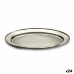 Bandeja Kinvara Plateado Plata Acero Inoxidable 30 x 2 x 20 cm (24 Unidades)