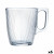 Taza Luminarc Stripy Desayuno Transparente Vidrio (250 ml) (6 Unidades)