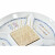 Bandeja de Aperitivos DKD Home Decor Azul Natural Bambú Gres Mediterráneo 23,5 x 23,5 x 7 cm