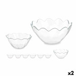 Set de Cuencos Pasabahce Hasir Transparente Vidrio (2 Unidades)