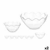 Set de Cuencos Pasabahce Hasir Transparente Vidrio (2 Unidades)