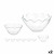 Set de Cuencos Pasabahce Hasir Transparente Vidrio (2 Unidades)
