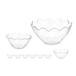 Set de Cuencos Pasabahce Hasir Transparente Vidrio (2 Unidades)