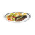 Plato Llano Luminarc Friends Time Bistr Blanco/Negro Vidrio Ø 30 cm Carne (12 Unidades)