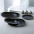 Plato Llano Luminarc Carine Negro Vidrio (Ø 26 cm) (24 Unidades)