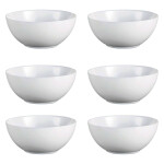Set de Cuencos Luminarc Diwali Blanco Vidrio (18 cm) (6 pcs)