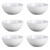 Set de Cuencos Luminarc Diwali Blanco Vidrio (18 cm) (6 pcs)