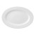 Plato Llano Ariane Prime Ovalado Cerámica Blanco (22 x 20 cm) (12 Unidades)