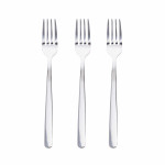 Set de Tenedores para Postre San Ignacio Root SG7780 Acero Inoxidable Mate (3 Unidades)