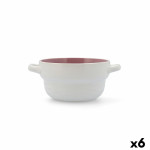 Tazas para Consomé Quid Vita Peoni Rosa 500 ml (6 Unidades)