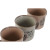 Juego de Tazas de Café Home ESPRIT Azul Rosa Gres 180 ml