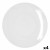 Plato Llano Bidasoa Glacial Coupe Cerámica Blanco (30 cm) (Pack 4x)