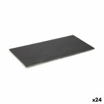 Bandeja de Aperitivos Kinvara Negro 30 x 0,651 x 15 cm 15 x 0,651 x 30 cm (24 Unidades)