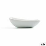 Bol para Aperitivos Ariane Vital Rectangular Blanco Cerámica Rectangular (6 Unidades)