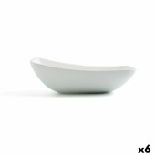 Bol para Aperitivos Ariane Vital Rectangular Blanco Cerámica Rectangular (6 Unidades)
