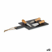 Tabla para Quesos Kinvara 1295SJ5081 Acero Pizarra Tabla para Quesos (12 Unidades)