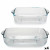 Set de Fuentes de Cocina Pasabahce Borcam Cuadrada 1,95 L (4 Unidades)