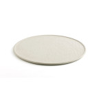 Bajo Plato Quid Mineral Gres Cerámica Beige Ø 33 cm (6 Unidades)
