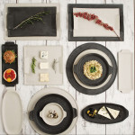 Bajo Plato Quid Mineral Gres Cerámica Beige Ø 33 cm (6 Unidades)