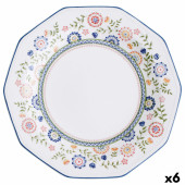 Plato Llano Churchill Bengal Cerámica Loza (Ø 27 cm) (6 Unidades)