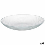 Set de Platos Pasabahce Generation Transparente Vidrio 23 x 7 x 23 cm (4 Unidades)