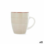 Taza Quid Vita Morning Desayuno Cerámica Beige 350 ml (12 Unidades)