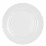 Plato Llano Bidasoa Glacial Ala Ancha Cerámica Blanco Ø 30 cm (Pack 4x)