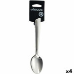 Set de cucharas de postre Arcos Toscana Plateado Acero Inoxidable (4 Unidades)