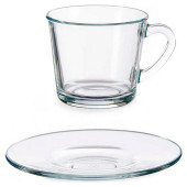 Juego de Café Pasabahce Basic Transparente Vidrio 190 ml