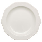 Plato Llano Churchill Artic White Cerámica Blanco Loza Ø 27 cm (6 Unidades)