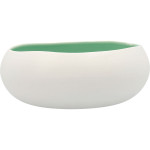 Bol para Aperitivos Ariane Organic Verde Cerámica Ø 16 cm (6 Unidades)