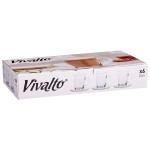 Taza con Plato Vivalto 41089 Transparente Vidrio 200 ml (6 Unidades)