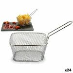 Cesta para Presentar Aperitivos Kinvara 50687 Plateado Hierro 24 x 13 x 11 cm (24 Unidades)