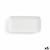 Fuente de Cocina Ariane Vital Coupe Rectangular Cerámica Blanco (28 x 14 cm) (6 Unidades)