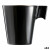 Taza Mug Luminarc Flashy Negro 80 ml Bicolor Vidrio (24 Unidades)