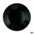 Plato Llano Luminarc Harena Negro Vidrio (25 cm) (24 Unidades)