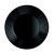 Plato Llano Luminarc Harena Negro Vidrio (25 cm) (24 Unidades)