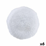 Plato Llano Quid Boreal Transparente Vidrio Ø 28 cm (6 Unidades) (Pack 6x)