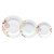 Vajilla Burdeos Mostaza Porcelana 1 cm 37 x 23 x 30 cm 18 Piezas