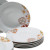 Vajilla Burdeos Mostaza Porcelana 1 cm 37 x 23 x 30 cm 18 Piezas
