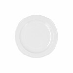 Plato de Postre Bidasoa Glacial Ala Estrch Blanco Cerámica 20 cm (6 Unidades) (Pack 6x)