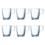 Juego de Tazas de Café Luminarc Nuevo Transparente Vidrio 90 ml 6 Piezas