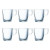 Juego de Tazas de Café Luminarc Nuevo Transparente Vidrio 90 ml 6 Piezas