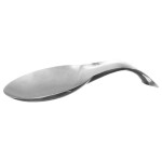 Reposacucharas Secret de Gourmet Madera Acero Inoxidable 25,2 x 11,3 x 4,2 cm