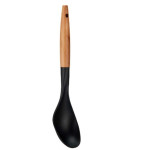 Cucharón Kinvara KT190072-4 PBT Negro Natural Madera 7 x 33,5 x 3,5 cm (12 Unidades)