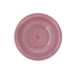 Plato Hondo Quid Vita Peoni Cerámica Rosa Ø 21,5 cm (12 Unidades)
